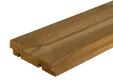 Thermisch gemodificeerd Grenen channelsiding x-clip 21x129mm (werkend)