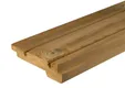 Thermisch gemodificeerd Grenen channelsiding x-clip 21x129mm (werkend)