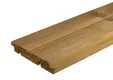 Thermisch gemodificeerd Grenen dubbel blokprofiel gelijk x-clip 21x129mm (werkend) 