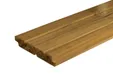 Thermisch gemodificeerd Grenen dubbel blokprofiel gelijk x-clip 21x129mm (werkend) 