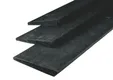 Zweeds Rabat thermisch gemodificeerd Grenen 11/27x190mm (werkend 175mm) zwart gespoten