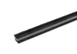 Tochtstrip XL 2600mm voor glazen schuifwand mat zwart