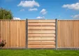 Tuinscherm Basel 180x180cm geschaafd Keruing 15-planks