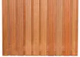 Tuinscherm Dalian 180x180cm geschaafd Keruing 19-planks