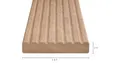 Vlonderplank Bangkirai(Yellow Balau) 25x145mm