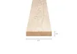 Lat Vuren 22x100mm (18x95mm netto) 