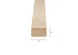 Regel Vuren 32x50mm (werkend 28x45mm) per 8 stuks