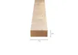 Regel Vuren 32x75mm (werkend 28x70mm) 