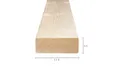 Balk Vuren 50x125mm (45x120mm netto) geschaafd 