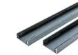 Wandprofiel 2700mm voor 3-rail glazen schuifwand antraciet