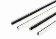Wandprofiel 2700mm voor 3-rail glazen schuifwand mat wit