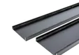 Wandprofiel 2700mm voor 5-rail glazen schuifwand mat zwart