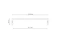 Wandprofiel 2700mm voor 6-rail glazen schuifwand antraciet