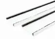 Wandprofiel 2700mm voor 6-rail glazen schuifwand mat wit