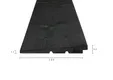 Zweeds rabat 11-22x195mm (werkend 180mm) fijnbezaagd geïmpregneerd, Zwart Gespoten