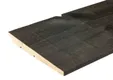Zweeds Rabat Grenen 11/22x195mm (werkend 180mm) zwart geïmpregneerd (gedompeld) 