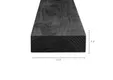 Balk Douglas hout 70x150mm zwart 