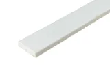 Koplat Grenen (Model E) 12x45mm met rechte kanten wit gegrond per 10 stuks