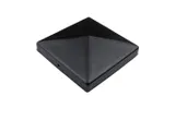 Paalkap piramide 101x101mm zwart