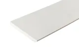 Plint Grenen 12x120mm wit gegrond per 10 stuks