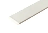 Plint Grenen 9x45mm wit gegrond per 10 stuks