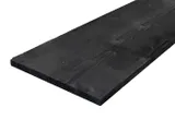 Potdekselplank 25x275mm bezaagd zwart geïmpregneerd (gedompeld) 