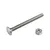 Slotbout met moer RVS M8x140mm