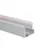 Aluminium U-afsluitprofiel 98cm (tbv polycarbonaat kanaalplaten) | Wit