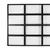 Aluminium kozijn steel look 278,5x224x4,5cm RAL 9005 veiligheidsglas