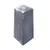 Betonpoer taps met draadeind en stelplaat 15x15cm/18x18cm 50cm | Grijs