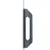 Deurgreep voor glazen schuifwand 150x36mm antraciet