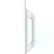 Deurgreep voor glazen schuifwand 150x36mm mat wit 