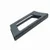 Deurgreep XL voor glazen schuifwand 150x50mm antraciet