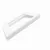 Deurgreep XL voor glazen schuifwand 150x50mm mat wit