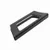Deurgreep XL voor glazen schuifwand 150x50mm mat zwart