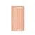 Deur Douglas hout rechtsdraaiend - buitenmaat 108x209cm met RVS deurbeslag