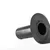 EPDM dakdoorvoer onderuitloop ø125x300mm - Zwart