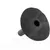 EPDM dakdoorvoer onderuitloop ø63x300mm - Zwart