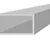 Funderingskoker voor 2-rail glazen schuifwand 1960x45x50mm