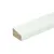 Glaslat A4 Meranti 17x28mm (bovenzijde afgeschuind) Komo 80mu wit gegrond per 10 stuks