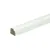Glaslat E1 Meranti 17x15mm (bovenzijde afgeschuind en ondersponning) Komo 80mu wit gegrond per 10 stuks