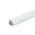 Glaslat E2 Meranti 17x19mm (bovenzijde afgeschuind en ondersponning) Komo 80mu wit gegrond per 10 stuks