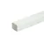 Glaslat F2 Meranti 17x20mm (rechthoekig met 1 afgeronde hoek) Komo 80mu wit gegrond per 10 stuks