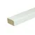 Glaslat F4 Meranti 17x33mm (bovenzijde afgeschuind) 80mu wit gegrond per 10 stuks