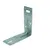 Hoekanker verzinkt 150x150mm met ril 