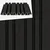 Barcodeprofiel houtcomposiet 33x195mm (werkend 165mm) | Zwart