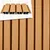 Dubbel Rhombus profiel houtcomposiet 33x170mm (werkend 140mm) | Cedar (lichtbruin) 