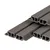 Dubbel Rhombus profiel houtcomposiet 33x170mm (werkend 140mm) - Donker grijs 