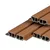 Dubbel Rhombus profiel houtcomposiet 33x170mm (werkend 140mm) - Teak (warm bruin) 