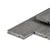 Houtcomposiet eindplank 23x138mm donkergrijs